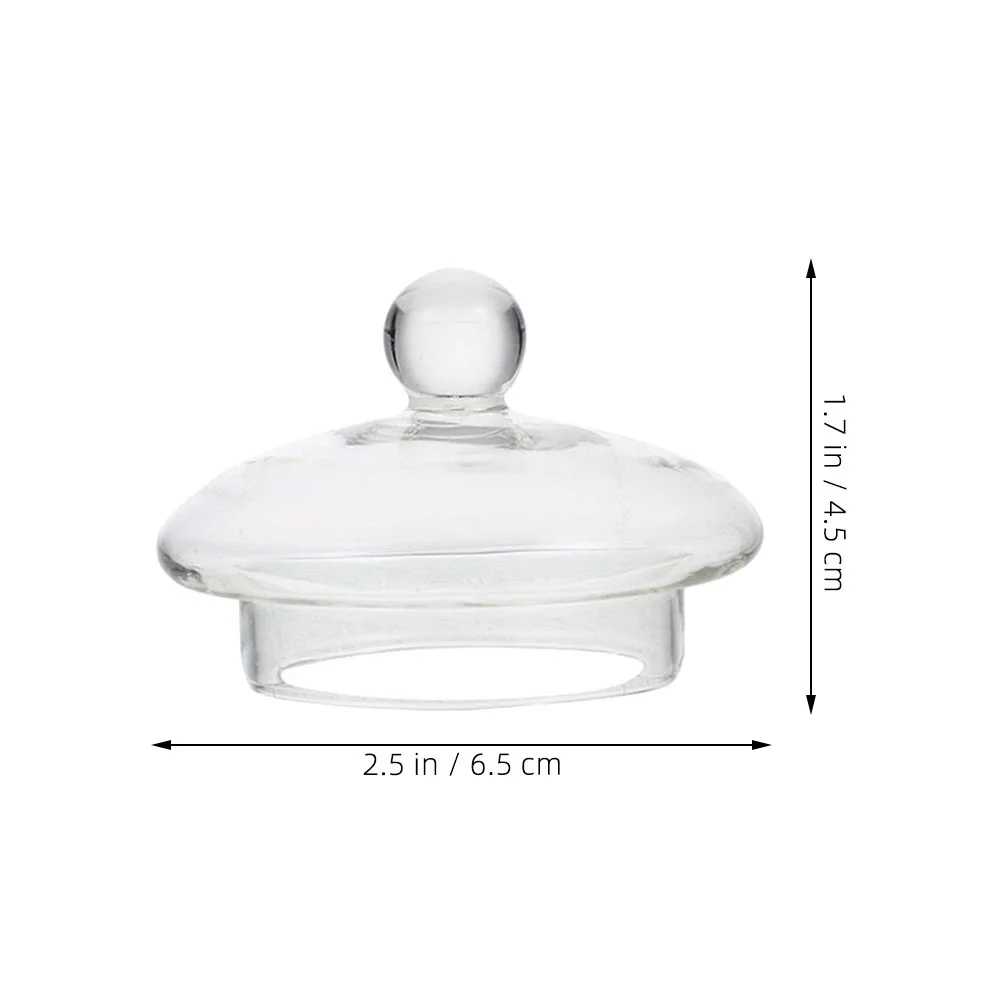 Glass Teapot Supplies Tea Pot Lid Replacement Lid for Kettle Clear Teacup Dinnerware Sets Glass for Teapot