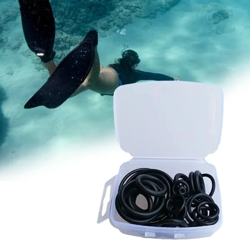 36Pcs Scubas Diving Sealing Rings Dives Hose Tanks Valves Regulator Sealed Rings