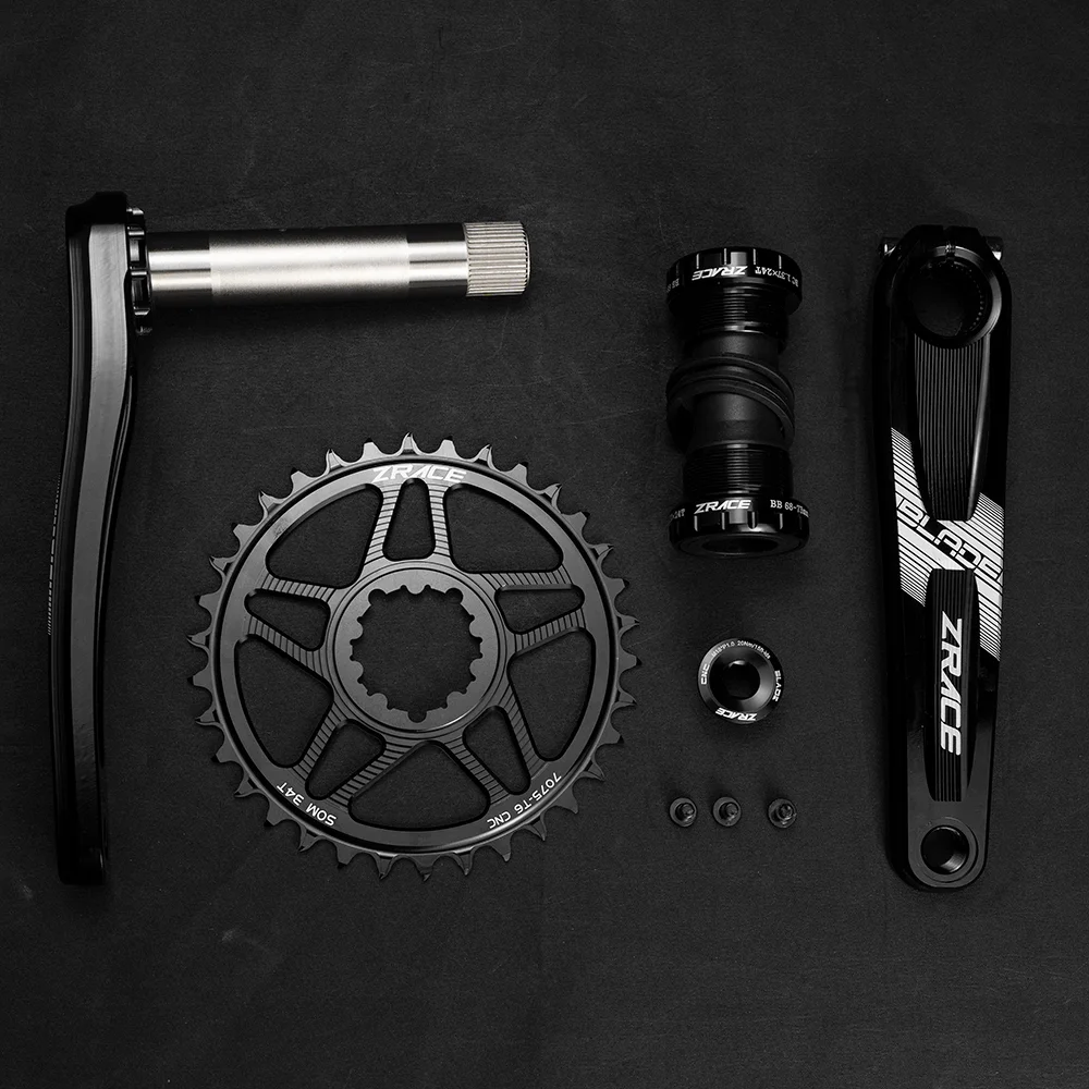 ZRACE BLADE 1 X 10 11 12-Gang-Kurbelgarnitur Eagle Tooth für MTB XC / TR / AM 170 / 175mm, 32T/34T/36T, BB68/73 Kettenblatt-Set – Detail 8