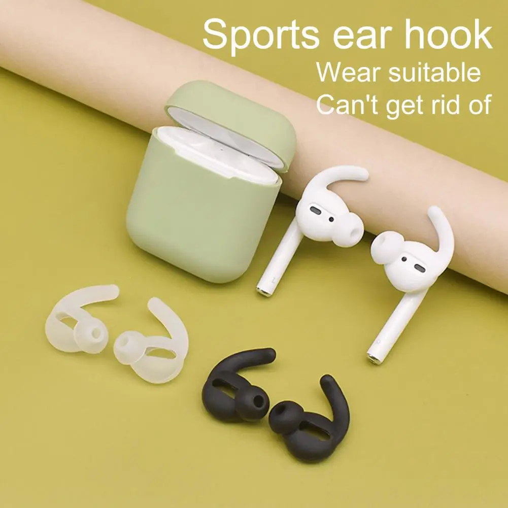 

Mini Earpads 2Pcs Washable Anti-lost Silicone Soft Ear Tip for AirPods 1/2