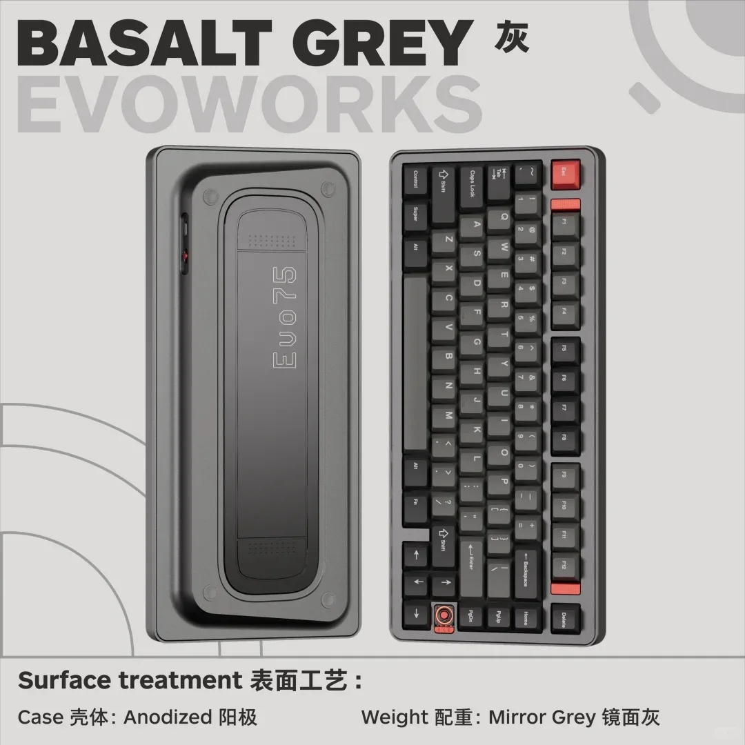 EvoWorks EVO75 メカニカルキーボードトライモードワイヤレス