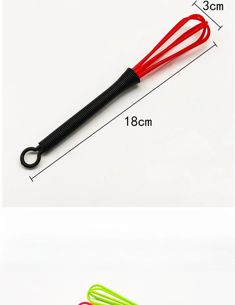 Description Picture 2 of itemMini Agitator Plastic Whisk Egg Beater Hair Color Paint Stirrer Mixer Milk Shake Cream Stirring Kitchen Gadget Accessories 18cm