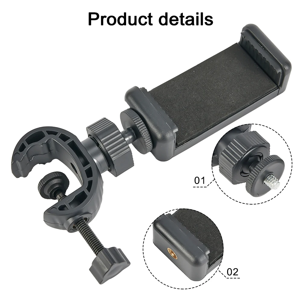 

Microphone Stand Phone Holder Plastic Practical Universal Width:6.5-10cm Accessories Mounts & Holders Phone Holder