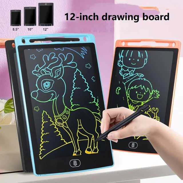 12 Inch Lcd Tablet for Drawing Writing Board Tablet Graphic Designs  Drawing Tablet Magic Electronic Notebook 4