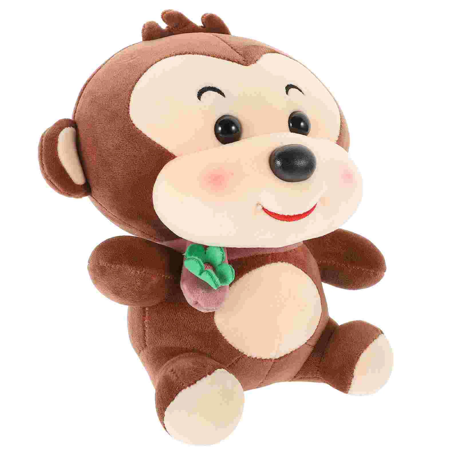 

Birthday Decoration for Girl Plush Toy Stuffed Toys Adorable Monkey Baby Animal Lovely Child