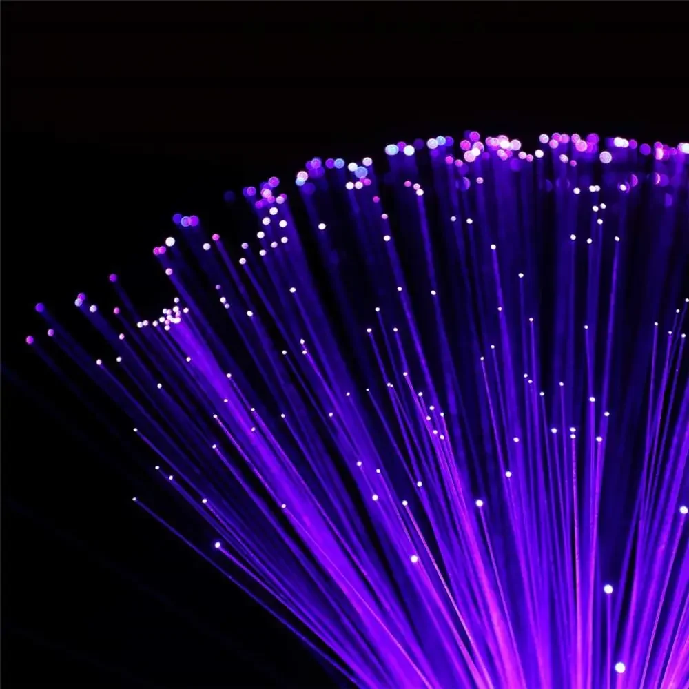 Fiber Optic Lamp Multicolor LED Fiber Optic Lamp Interior Decoration Starry Sky Festival Lamp LED Night Light Camping Atmosphere