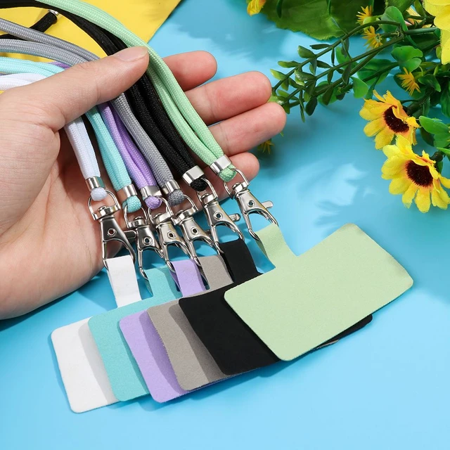 Detachable Universal Phone Lanyard Adjustable Colorful Neck Cord Anti-lost  Lanyard Strap Phone Safety Tether Keychain Chain Rope - AliExpress