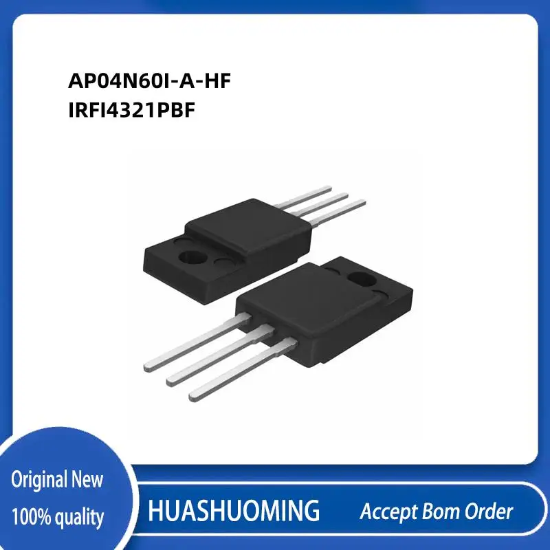 

10 шт./партия Φ AP04N60I 04N60I 04N60 IRFI4321PBF IRFI4321 4321 AP04N60I-A-HF