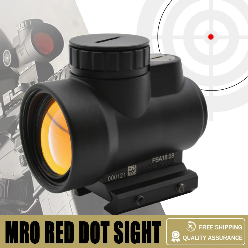 

Tactical High Quality MRO Red Dot Reflex Sight with Killflash for Hunting and Airsoft Rifle with Full Original Markings