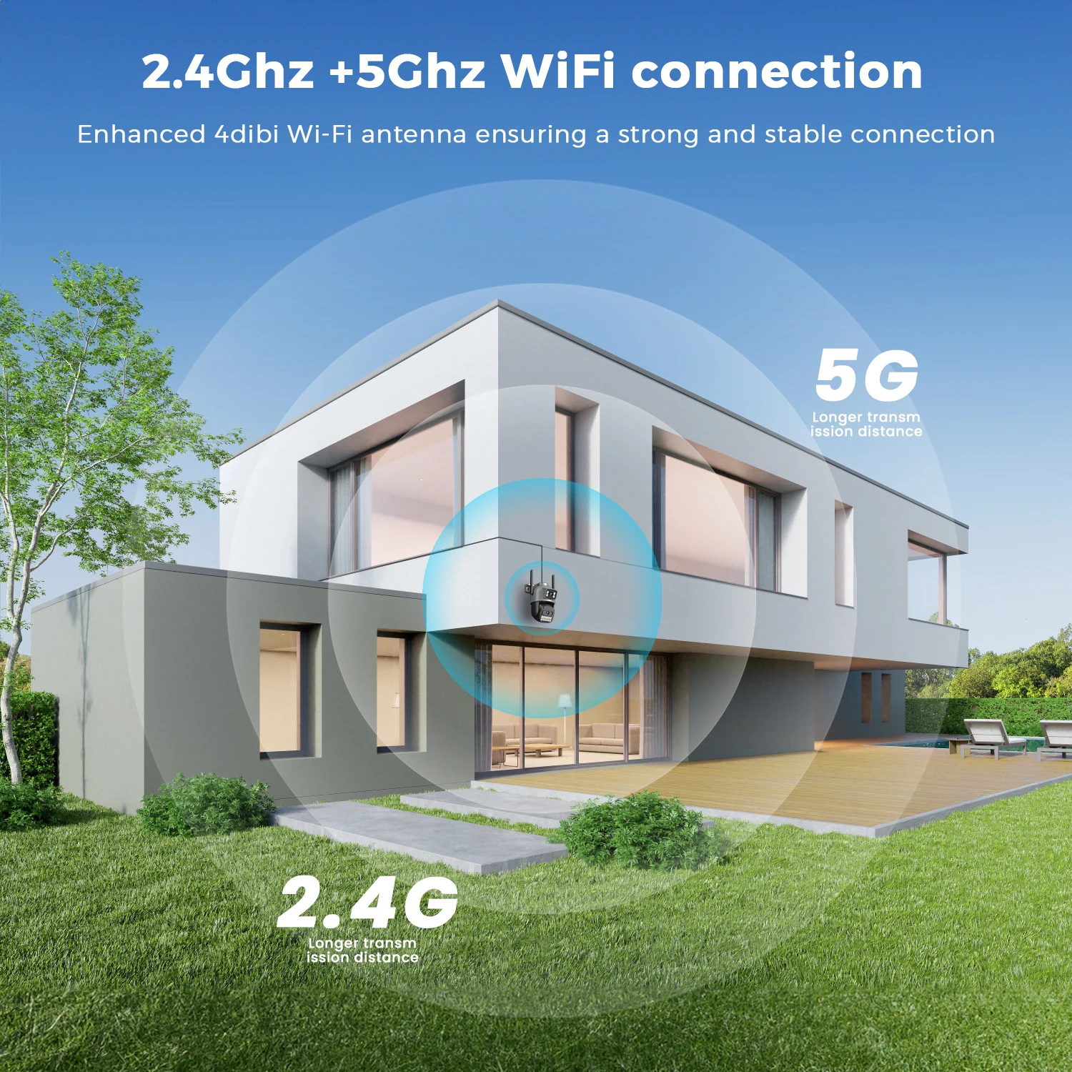 BESDER 5G HZ Wifi Camera 8MP Auto Tracking 10MP Outdoor CCTV Wifi Surveillance I