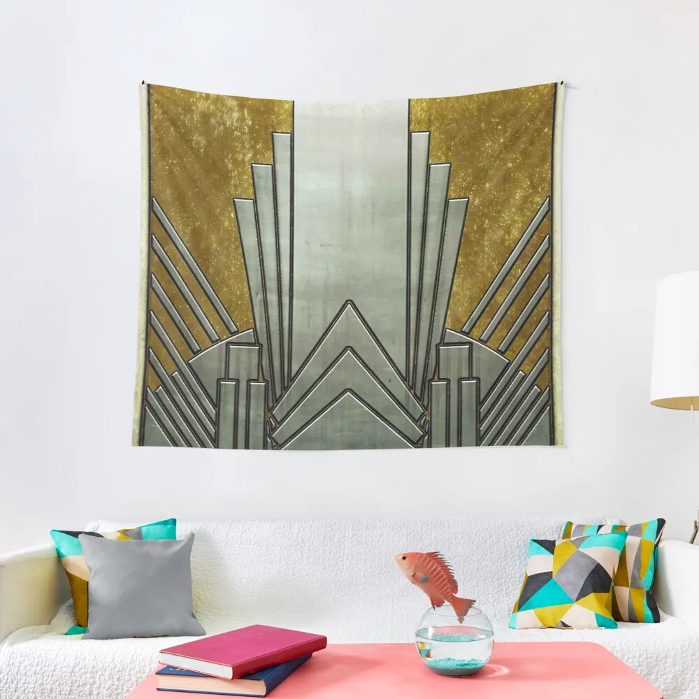 

Art deco,gold,black,geometric,metallic,digital photo,original,pattern,vintage,1920 era Tapestry Room Aesthetic Room Ornaments