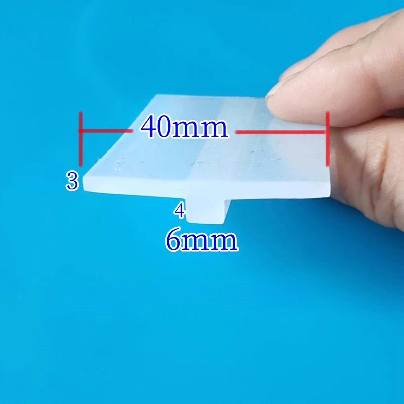 Borracha de silicone T Strip Gap Cover,