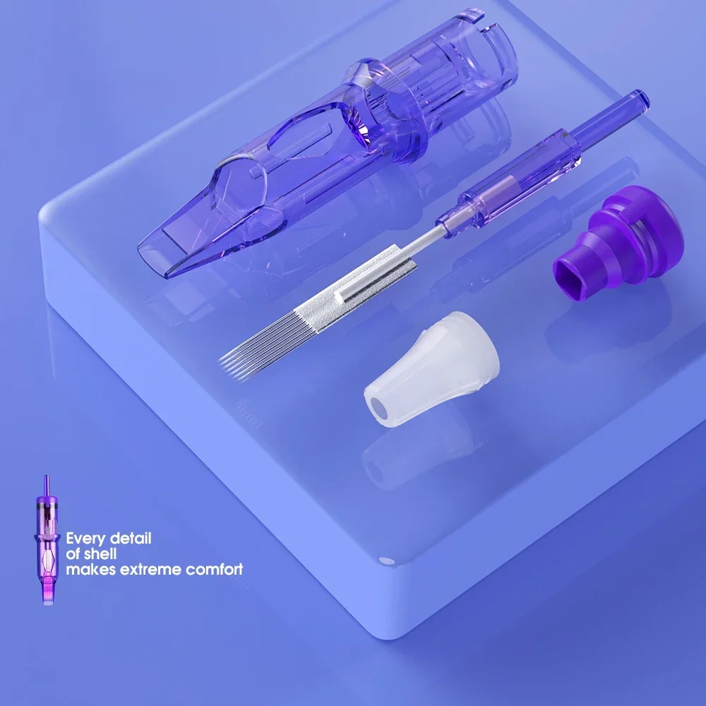 Mast Tattoo PRO Tattoo Cartridge Needles RL Round Liner Disposable Sterilized Safety Makeup Permanent Tattoo Needle 4