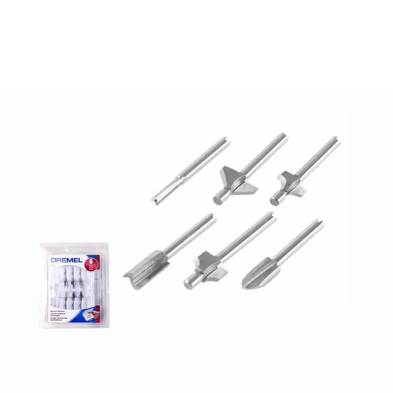 

Dremel 692 Router Bit Set Wood Milling Cutter for Dremel Rotary Tools Electric Grinders For Trimming Carving Slotting