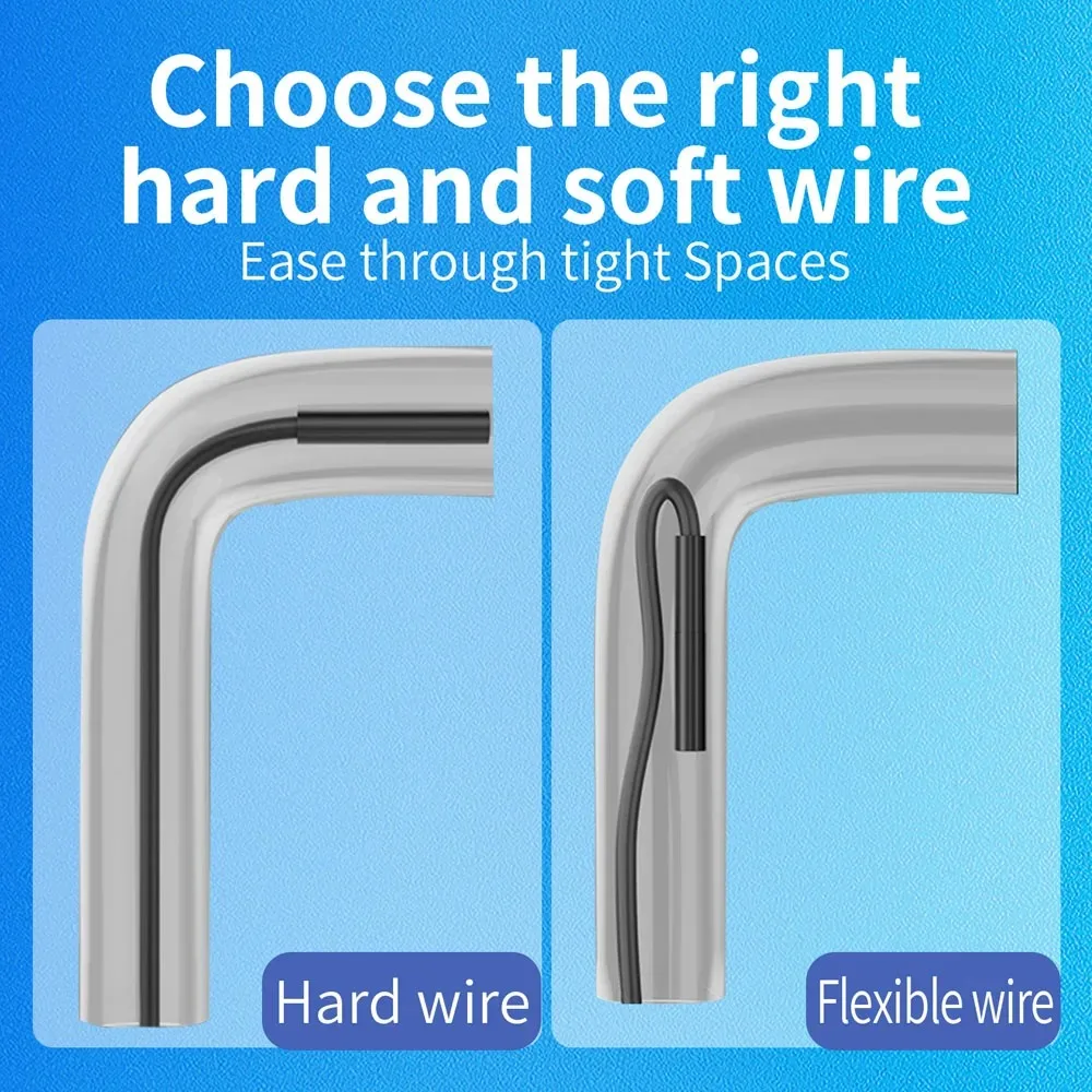 타입-C 8mm 내시경 카메라 1m 2m 3.5m 5m 자동차 시나리오용 내시경 카메라 6개의 LED 조명 포함 자동차 엔진에 이상적