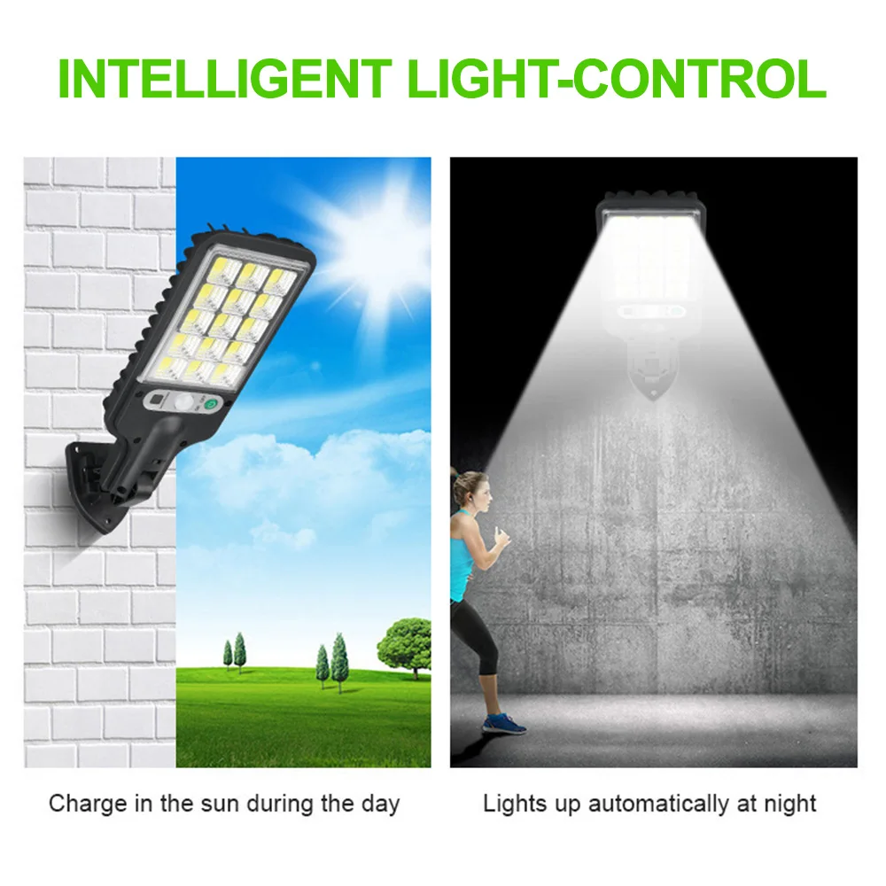 Description Picture 5 of itemSolar Street Lights Outdoor, Solar Lamp With 3 Light Modes Waterproof Motion Sensor Security Lighting for Garden Patio Path Yard