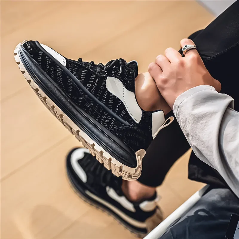 Loafers Fashion Casual Sneaker Men's Sneakers Sports and Leisure Shoes for Men Non-Slip All-match Wear-resistant Outdoor New 4