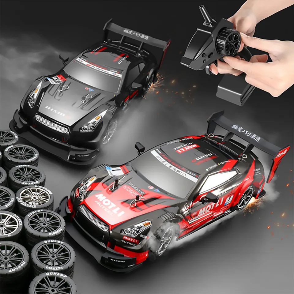 1:16 Scale RC Drift Car Toy GTR R35 Sportcar Drifting Infinitely