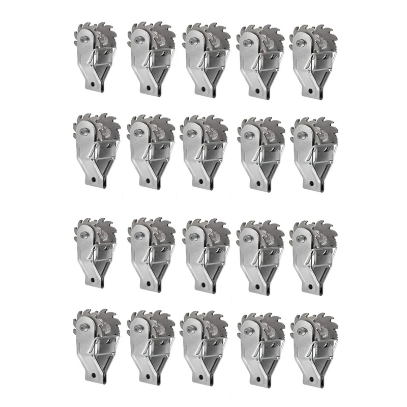 

20Pcs Fence Tensioner Heavy Duty In-Line Wire Strainer Wire Ratchet Tensioner For Electric Fence Farm Fence