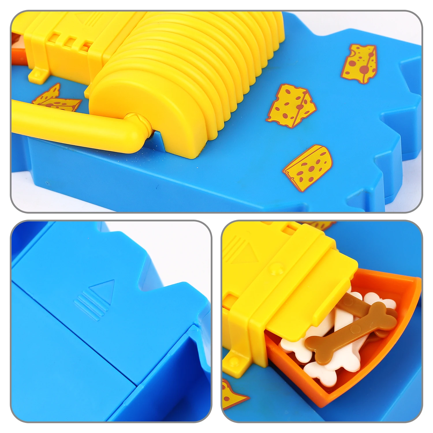 Trick mouse clip prank toy clip hand clip bone toy mouse clip puzzle hands-on brain parent-child interaction 6