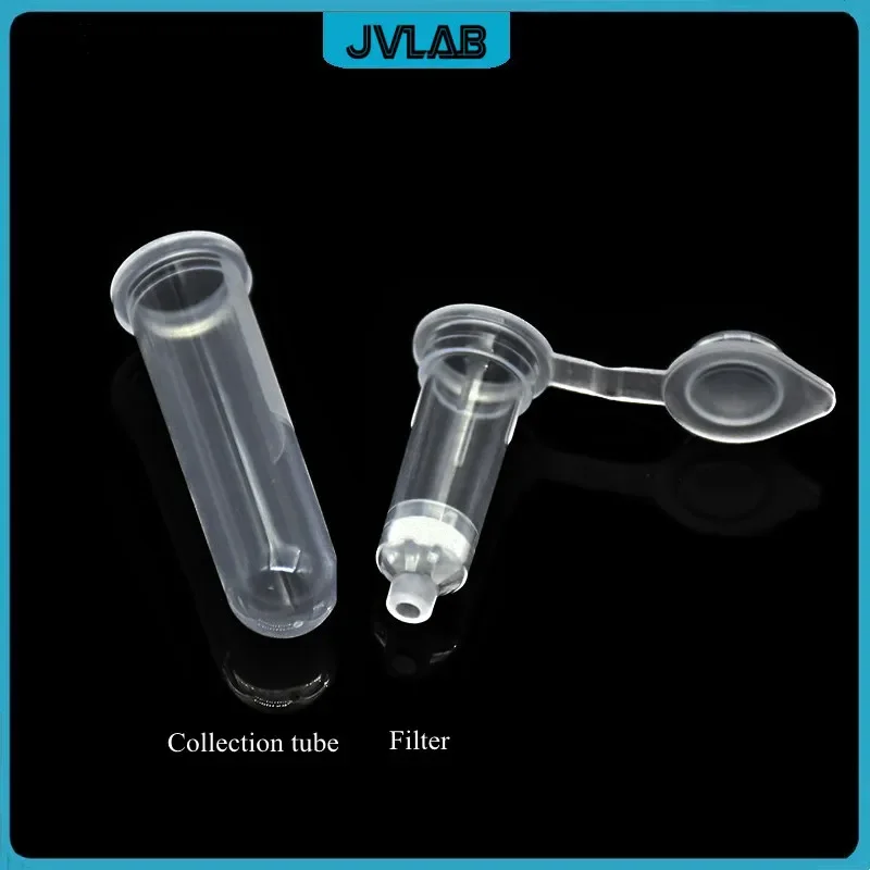 DNA RNA Purification Column DNA RNA Separator Column Plasmid Miniprep Spin Column DNA/RNA Purification Silica Membrane Plastic Clear Collection Tube