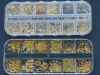 12Grids Moon Star Nails Gold Metallic Nail Sequins Charms 3D Nail Art Tips Decoration  3D Metal Moon Star Sun Bead Rivet Nail Je 5