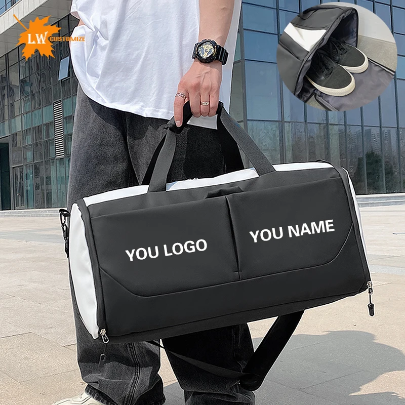 Travel bag men's and women's oversized capacity carry-on luggage for  business trips light travel bag sports training fitness bag - AliExpress