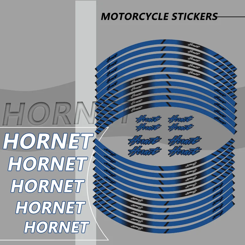 

Front Rear Tyre Reflective Decorative Decal Stickers For Honda Hornet CB919 CB900F CB599 CB750 HORNET Motorcycle Wheel Sticker