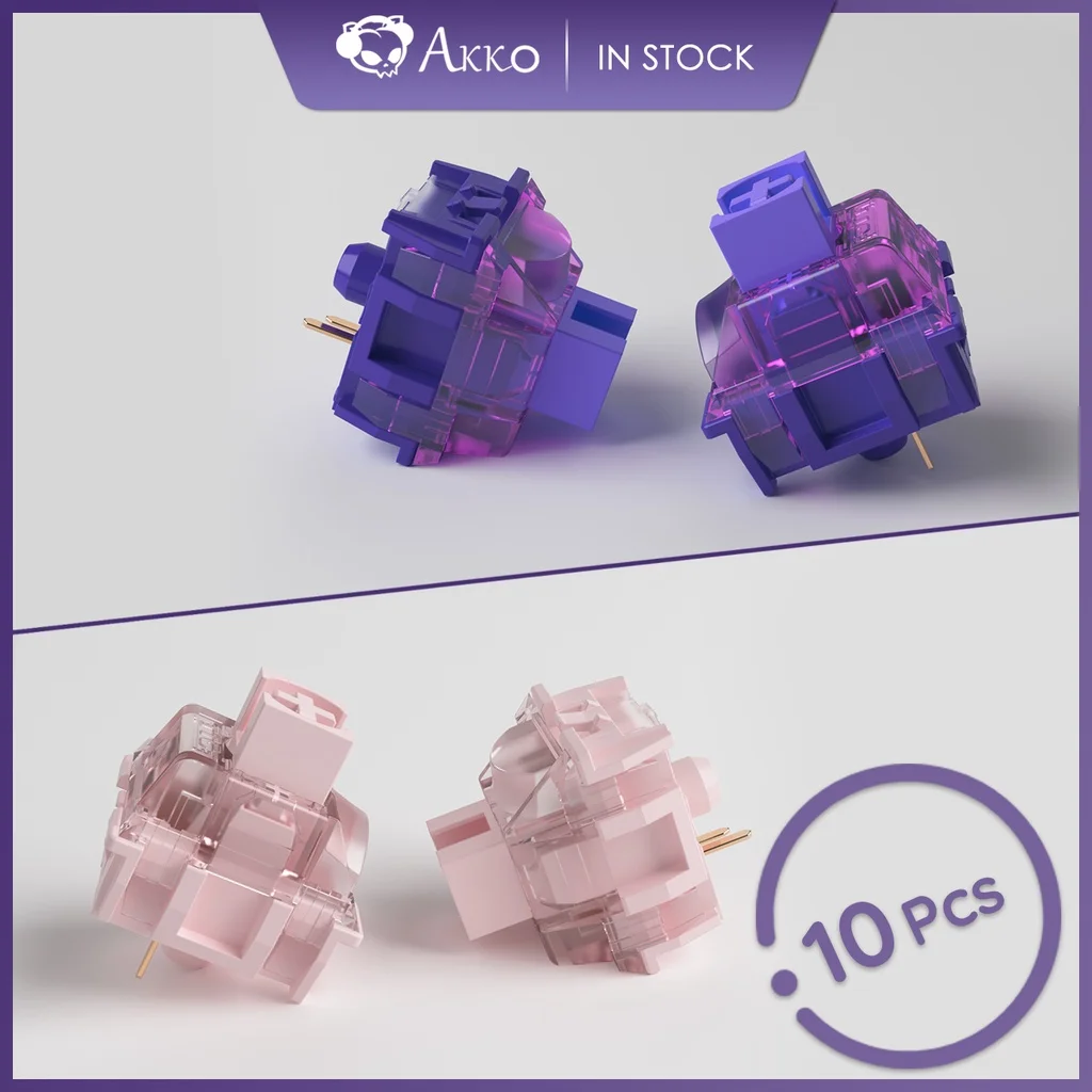 Akko x ttc demon switches/princesa interruptor 3 pins hot swappable