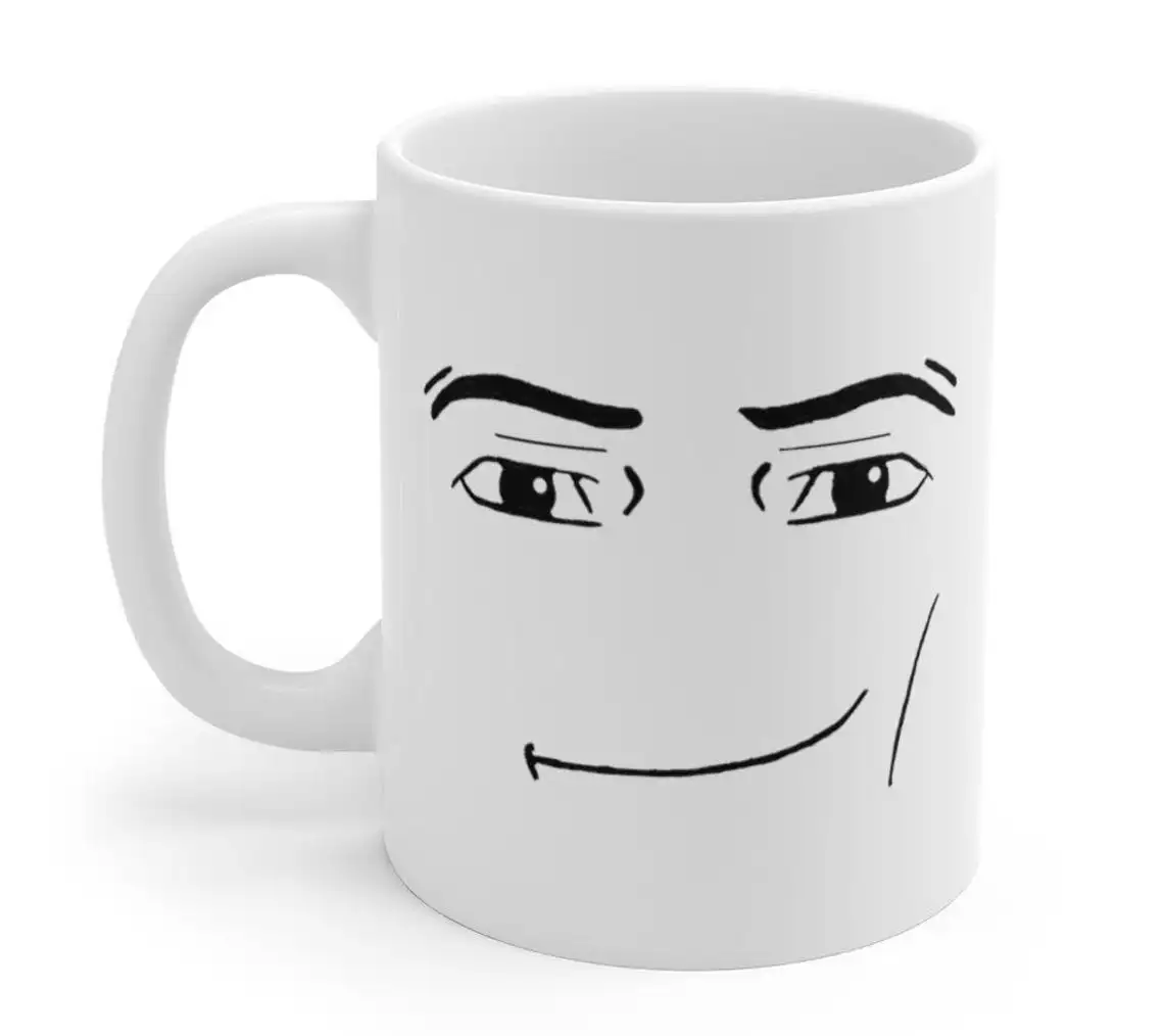 Game Inspired man Face Mug Funny Men or Woman Faces Coffee Mug Cute Gamer  Birthday Gift Back To School Mug