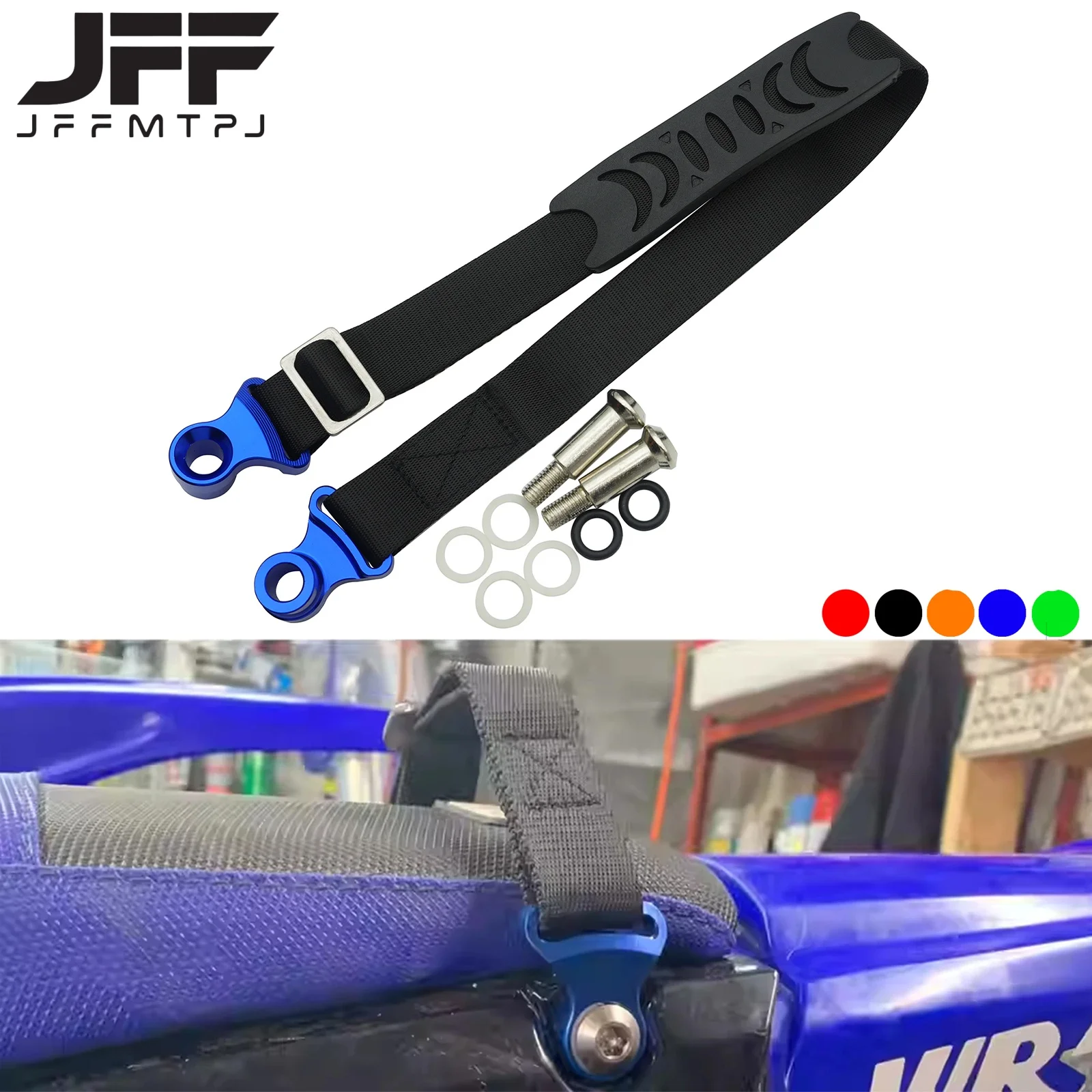 Motorcycle CNC Rear Rescue Pull Strap Sling Belt for Dirt Bike and Motocross