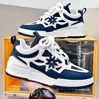 2024 Season New Korean Style Student Casual Board Shoes Classic Thick Sole Breathable Outdoor Running and Sports Shoes for Men 1