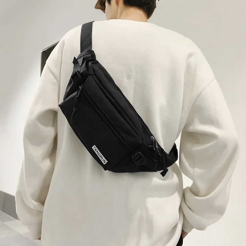 Chest Bag Unisex Trendy Design Casual Sports Simple Shoulder Fashionable Street Crossbody Small Backpack Phone Pouch Coin Purses