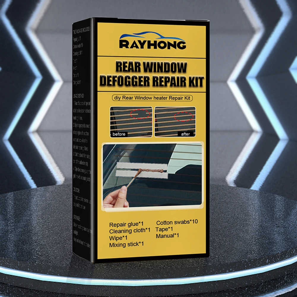 Car Rear Window Defogger Repair Kit DIY Quick Repair Grid Defroster Kit Heater Grid Lines Auto Care Accessories
