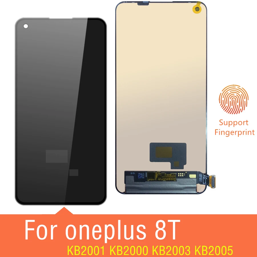 

6.55" AMOLED For OnePlus 8T KB2001 KB2000 LCD Display Touch Screen Digitizer Replacement