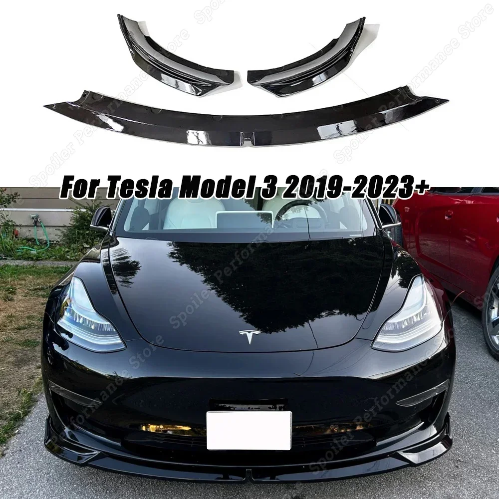 

Для Tesla Model 3 2019-2023 + передний нижний бампер, спойлер, модификация кузова автомобиля, комплект бампера, диффузор, протектор, тюнинг ABS