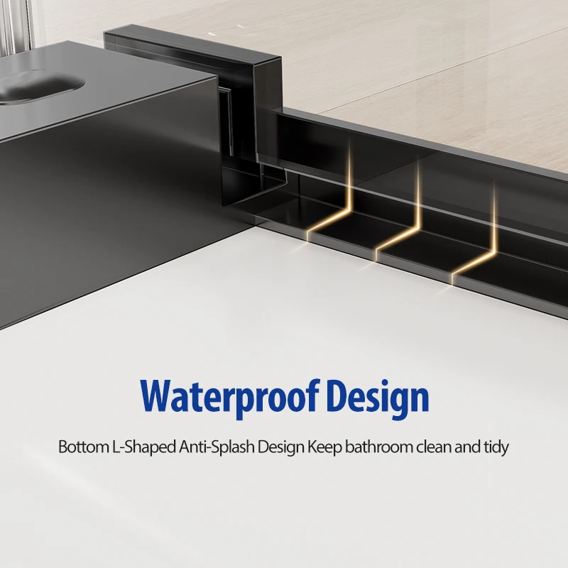 bothroom shower door 56-60" W X 76" H  Shower Door  10mm clear tempered glass bathroom door, dumb black stainless steel shower s 6