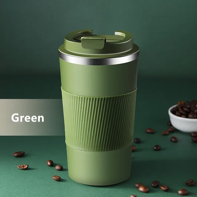 Double Stainless Steel Coffee Thermos Mug – Coffee that Connects