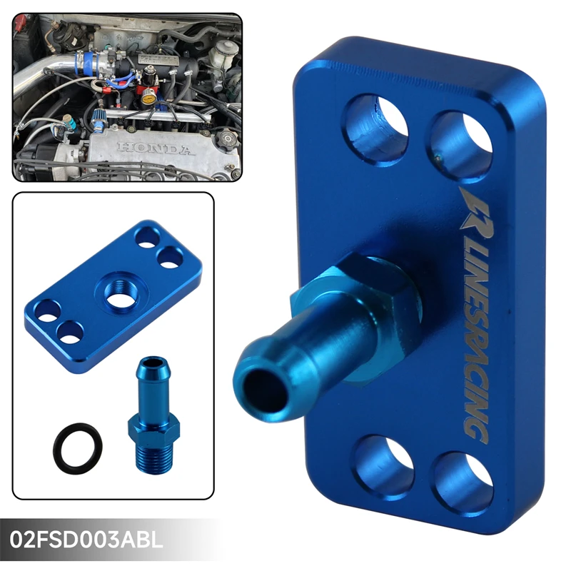 FuelRailAdapterw6mmTailForHondaCivicD15D16B16AB16BIntegra