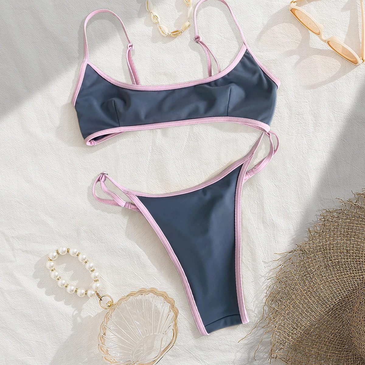 2025 Bikinis Sexy Women Swimsuits Swimwear Bikini Set Chain Bathing Suit Beachwear Brazilian Biquini Female Beachwear 3