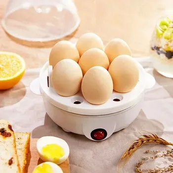 Electric Portable Double Layer Egg Steamer Cooker Poach Boil Steam Eggs Veggies Breakfast Maker Machine 1