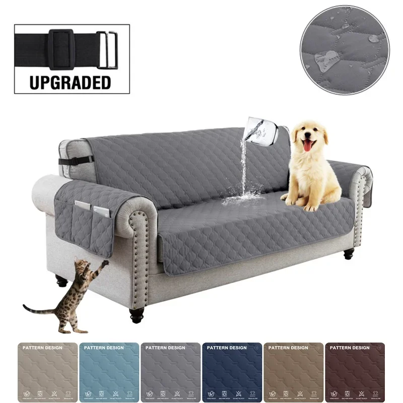 

1 2 3 4 Seater Water Proof Sofa Cover Sofa Mat Recliner Sofas Mat Pet Dog Couch Slipcovers for Living Room Furniture Protector