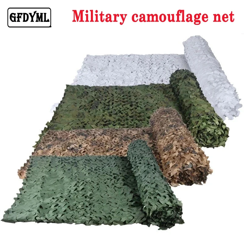 Military camouflage net hunting camouflage net garden gazebo car awning white green black jungle desert color trunk net trunk storage net storage organizer net cargo net roof luggage net anti bird netting safety netting outdoor sunshade