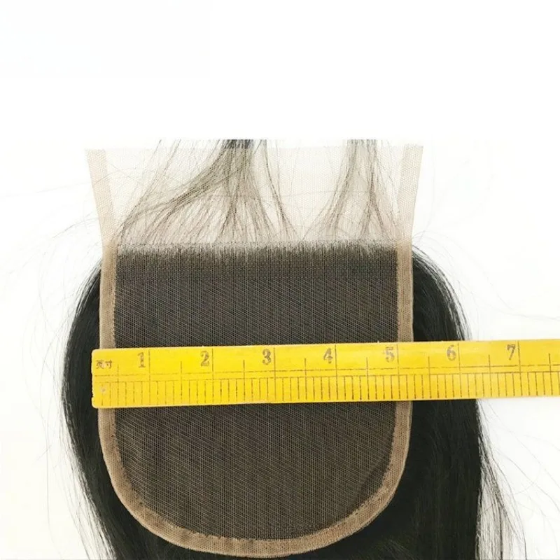 5x5 Lace Closure Loose Wave Human Hair Pre-Plucked Hairline Brazilian Virgin Hair Transparent Lace Closure For Black Women