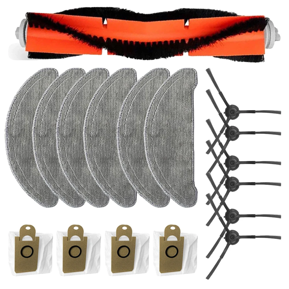 

Roller Brush Kits For IMOU L11 Robot Vacuum Cleaner Main Brush Side Brushes Dust Bags Wipe Cloth Replacement Spare Parts