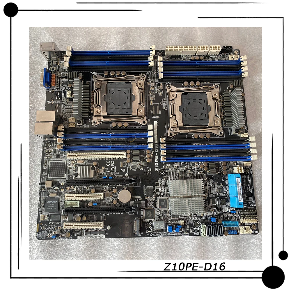 ASUS 듀얼 소켓 서버 마더보드용 Z10PE-D16 인텔 C612 소켓 2011 지원 제온 E5-2600 V3 시리즈 100% 테스트 완료 빠른 배송