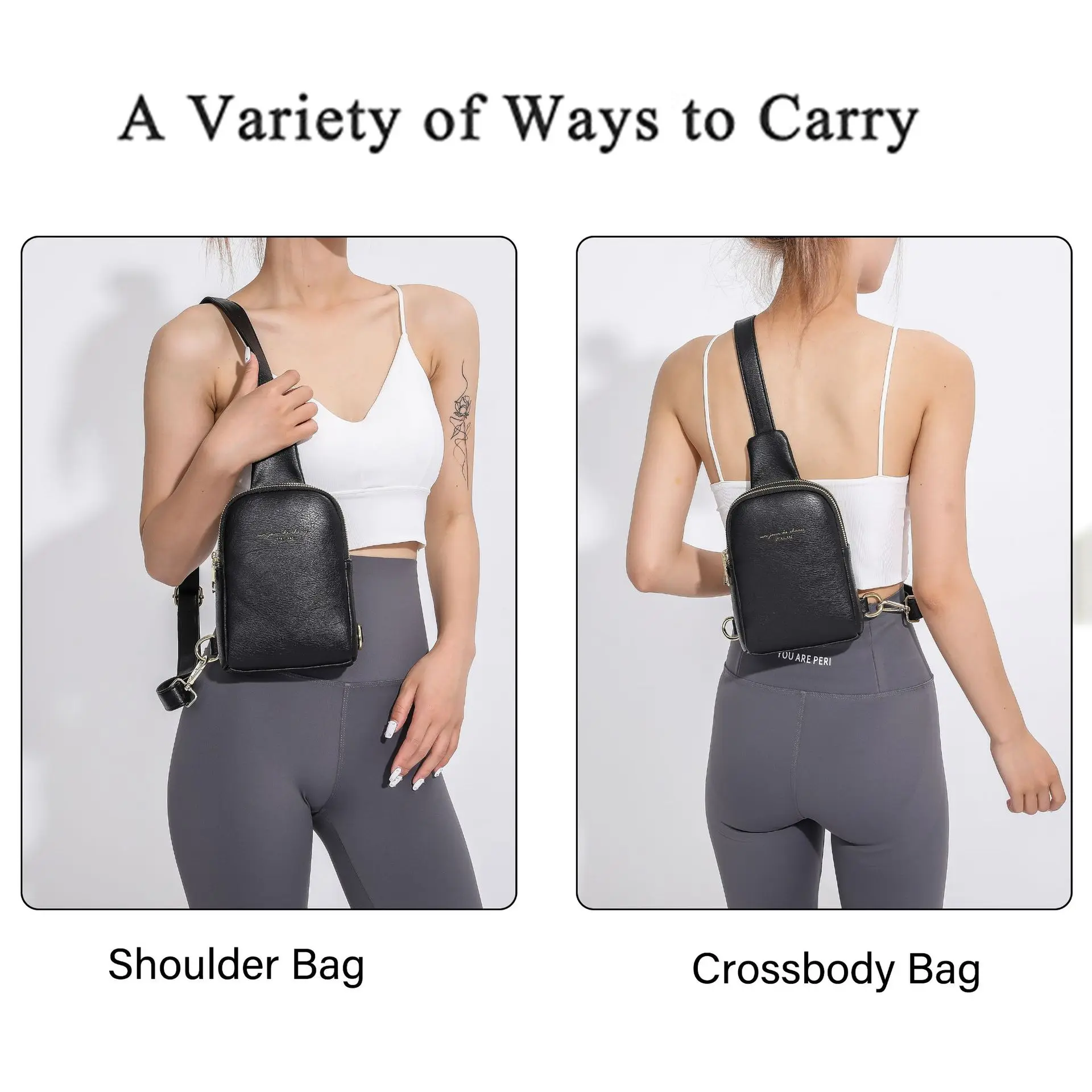 Neue Ankunft Kleine Umhängetasche für Frauen Männer Reise Geldbörsen Anti Diebstahl Cross Body Tasche für Frau Fanny Packs Sport Tasche – Detail 5
