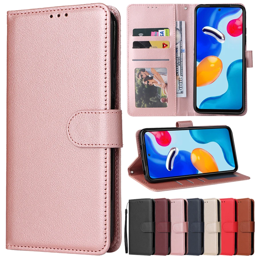 Wallet Leather Case For Xiaomi Redmi 10A 10C 9A 9C 9T Note 11 Pro 11S 10 Pro 9 8 7 Poco X3 Pro X4 Pro M4 Pro C40 11T 12 Lite 12T