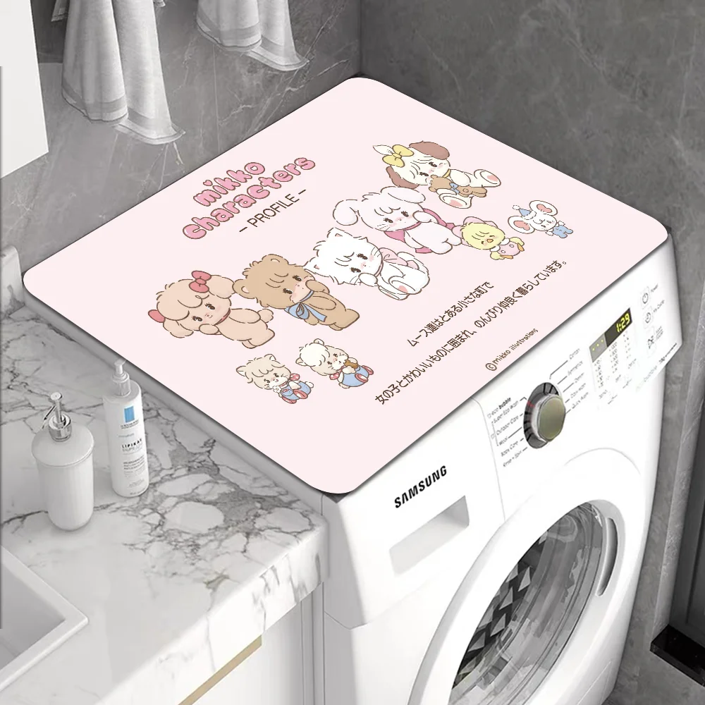 M -Mikko C-Characters Coffee Dish Quick Drying Kitchen Absorbent Drained Placemat For Table Bathroom Kitchen Draining Pads 2