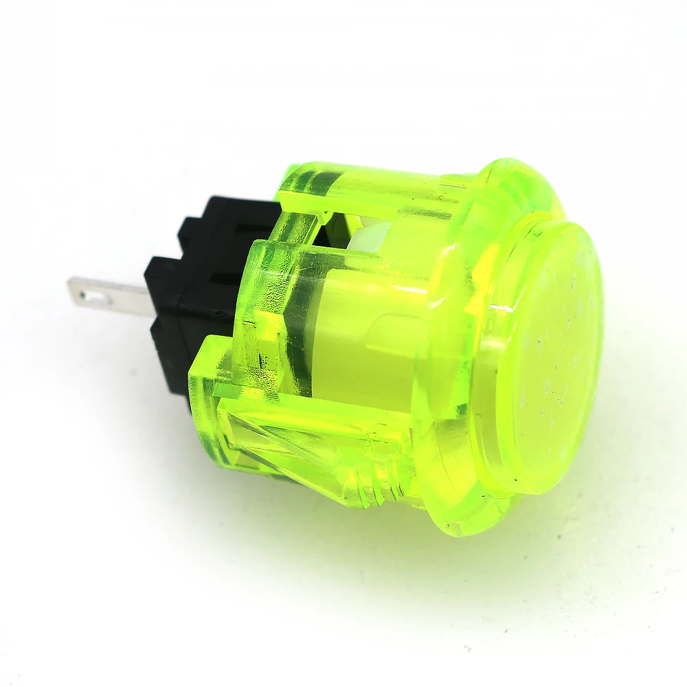 Clear Durable Arcade Push Button for Multicade Video Game Consoles